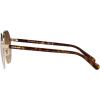 imageCoach Womens Hc7147 Hexagonal SunglassesShiny Light GoldBrown Gradient