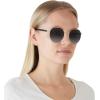 imageCoach Womens Hc7147 Hexagonal SunglassesShiny Light GoldGrey Gradient