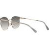 imageCoach Womens Hc7151d Round SunglassesShiny Light GoldBlack Grey Sand Gradient