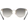 imageCoach Womens Hc7151d Round SunglassesShiny Light GoldBlack Grey Sand Gradient