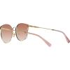 imageCoach Womens Hc7151d Round SunglassesShiny Light GoldBrown Pink Gradient