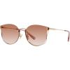 imageCoach Womens Hc7151d Round SunglassesShiny Light GoldBrown Pink Gradient