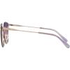 imageCoach Womens Hc7151d Round SunglassesShiny Rose GoldTransparent Purple