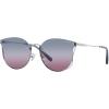 imageCoach Womens Hc7151d Round SunglassesShiny SilverBlue Purple Pink Gradient