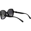 imageCoach Womens Hc8295 Square SunglassesBlackDark Grey Gradient