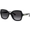imageCoach Womens Hc8295 Square SunglassesBlackDark Grey Gradient