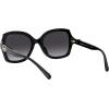 imageCoach Womens Hc8295 Square SunglassesBlackDark Grey Gradient