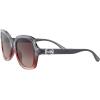 imageCoach Womens Hc8295 Square SunglassesGrey Burgundy GradientBurgundy Grey Gradient