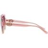 imageCoach Womens Hc8295 Square SunglassesTransparent Pink GradientPurple Pink Gradient