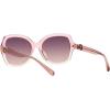 imageCoach Womens Hc8295 Square SunglassesTransparent Pink GradientPurple Pink Gradient