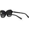 imageCoach Womens Hc8349u Universal Fit Butterfly SunglassesBlackGrey Gradient Polarized