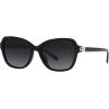imageCoach Womens Hc8349u Universal Fit Butterfly SunglassesBlackGrey Gradient Polarized