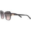 imageCoach Womens Hc8349u Universal Fit Butterfly SunglassesGrey Gradient Signature CGrey Pink Gradient