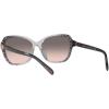 imageCoach Womens Hc8349u Universal Fit Butterfly SunglassesGrey Gradient Signature CGrey Pink Gradient