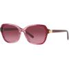imageCoach Womens Hc8349u Universal Fit Butterfly SunglassesRed Gradient Signature CViolet Pink Gradient