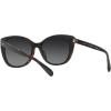 imageCoach Womens Hc8365u Universal Fit Cat Eye SunglassesBlackDark TortoiseGrey Gradient Polarized