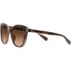 imageCoach Womens Hc8365u Universal Fit Cat Eye SunglassesTortoiseTransparent BeigeBrown Gradient
