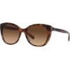imageCoach Womens Hc8365u Universal Fit Cat Eye SunglassesTortoiseTransparent BeigeBrown Gradient