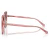 imageCoach Womens Hc8368d Square SunglassesTransparent BerryGrey Pink Gradient