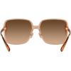 imageCoach Womens Hc8368d Square SunglassesTransparent BrownBrown Gradient