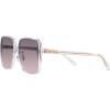 imageCoach Womens Hc8368d Square SunglassesTransparent ClearViolet Pink Gradient