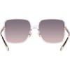 imageCoach Womens Hc8368d Square SunglassesTransparent ClearViolet Pink Gradient