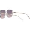 imageCoach Womens Hc8368d Square SunglassesTransparent ClearViolet Pink Gradient