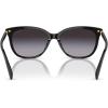imageCoach Womens Hc8378u Universal Fit Cat Eye SunglassesBlackGrey Gradient