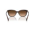imageCoach Womens Hc8378u Universal Fit Cat Eye SunglassesDark TortoiseBrown Gradient