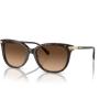 imageCoach Womens Hc8378u Universal Fit Cat Eye SunglassesDark TortoiseBrown Gradient