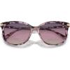 imageCoach Womens Hc8378u Universal Fit Cat Eye SunglassesIris TortoisePurple Gradient