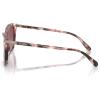 imageCoach Womens Hc8378u Universal Fit Cat Eye SunglassesRose Pearl TortoiseBurgundy Gradient