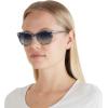 imageCoach Womens Hc8378u Universal Fit Cat Eye SunglassesSeaglass TortoiseBlue Gradient