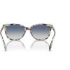 imageCoach Womens Hc8378u Universal Fit Cat Eye SunglassesSeaglass TortoiseBlue Gradient