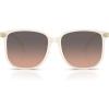 imageCOACH Womens Hc8413bd Square SunglassesIvory SolidWarm Grey Gradient