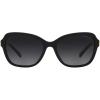 imageCoach Womens Hc8349u Universal Fit Butterfly SunglassesBlackGrey Gradient Polarized