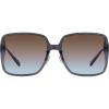 imageCoach Womens Hc8368d Square SunglassesTransparent VioletBrown Purple Blue Gradient
