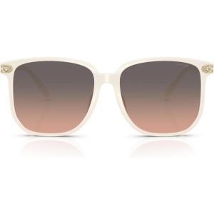 imageCOACH Womens Hc8413bd Square SunglassesIvory SolidWarm Grey Gradient