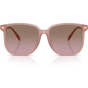 imageCOACH Womens Hc8413bd Square SunglassesMilky BuffBrown Rose Gradient