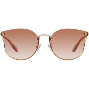 imageCoach Womens Hc7151d Round SunglassesShiny Light GoldBrown Pink Gradient