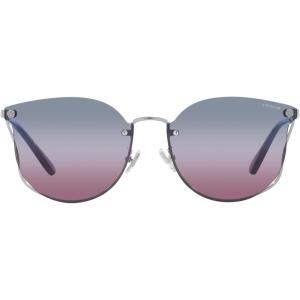 imageCoach Womens Hc7151d Round SunglassesShiny SilverBlue Purple Pink Gradient