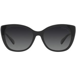 imageCoach Womens Hc8365u Universal Fit Cat Eye SunglassesBlackDark TortoiseGrey Gradient Polarized