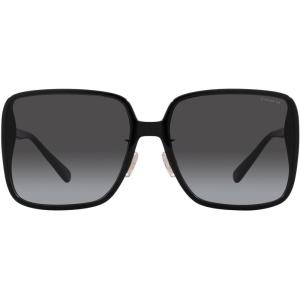 imageCoach Womens Hc8368d Square SunglassesBlackGrey Gradient