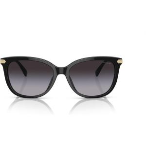 imageCoach Womens Hc8378u Universal Fit Cat Eye SunglassesBlackGrey Gradient