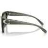imageCOACH Womens Hc8408u Maxi C Hardware Universal Fit Square SunglassesMilky MossMoss Aqua Gradient