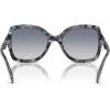 imageCOACH Womens Hc8410u Rivet Universal Fit Butterfly SunglassesBlue Pearl TortoiseBlue Purple Gradient
