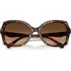 imageCOACH Womens Hc8410u Rivet Universal Fit Butterfly SunglassesJade Pearl TortoiseBrown Gradient