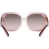 imageCoach Womens Hc8323u Universal Fit Square SunglassesTransparent Pink OmbreBrown Pink Gradient