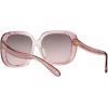 imageCoach Womens Hc8323u Universal Fit Square SunglassesTransparent Pink OmbreBrown Pink Gradient