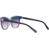 imageCoach Womens Hc8350u Universal Fit Round SunglassesBlue Gradient Signature CBlue Purple Gradient